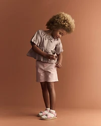 Toddler Girl Bermuda Short - Light Pink