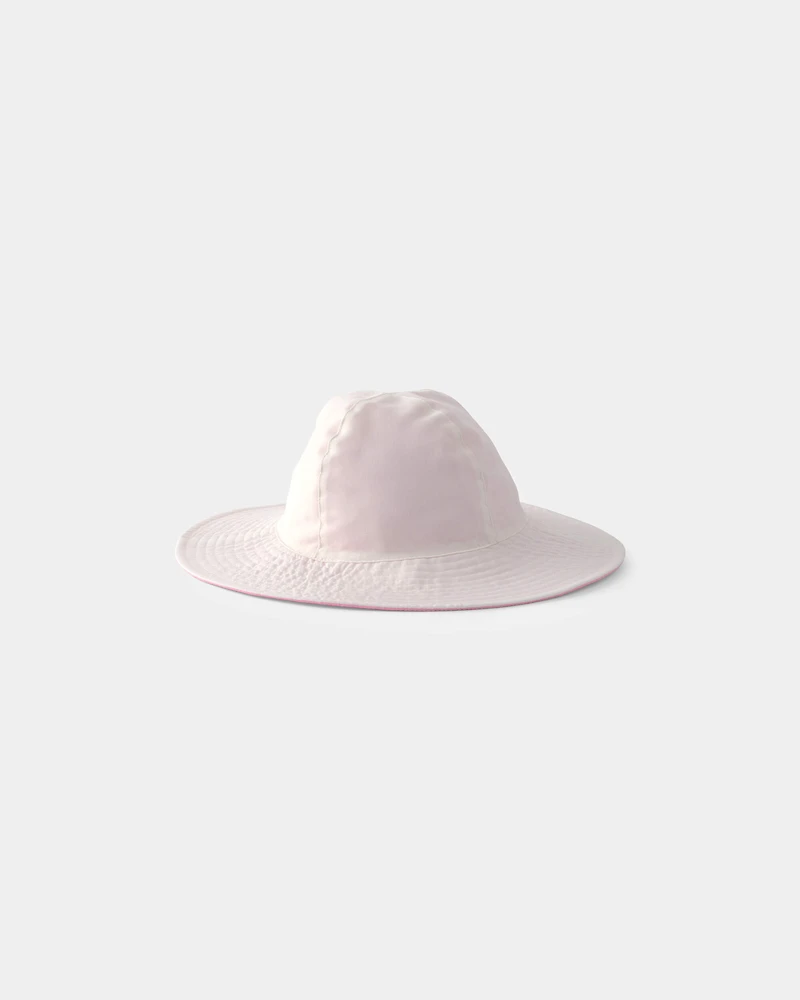 Toddler Girl Reversible Swim Hat - Pink/White