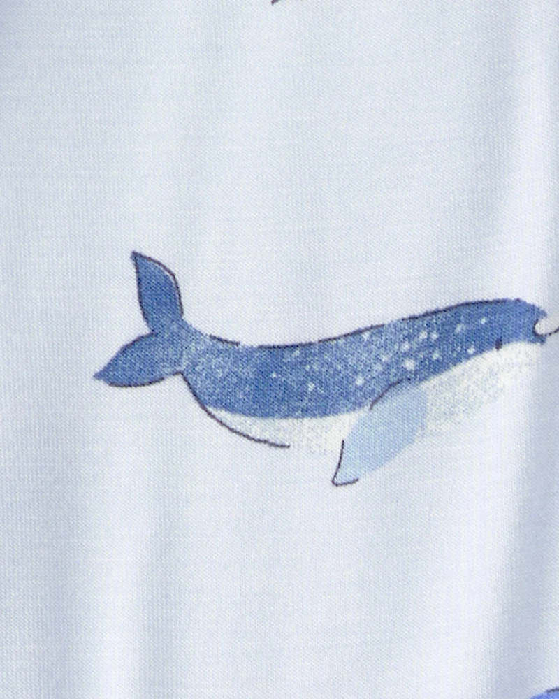 Baby Whale PurelySoft Snug Fit 1-Piece Pyjama - Blue