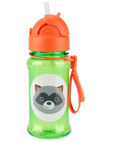 ZOO Straw Bottle - 12 oz Raccoon