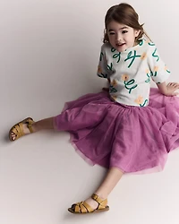 Toddler Girl Avenue Twirl™ Midi with Tulle - Purple