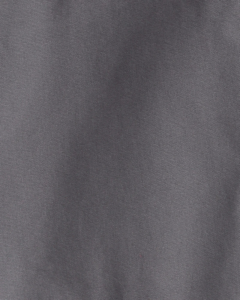 Toddler Boy Canvas Shorts - Grey