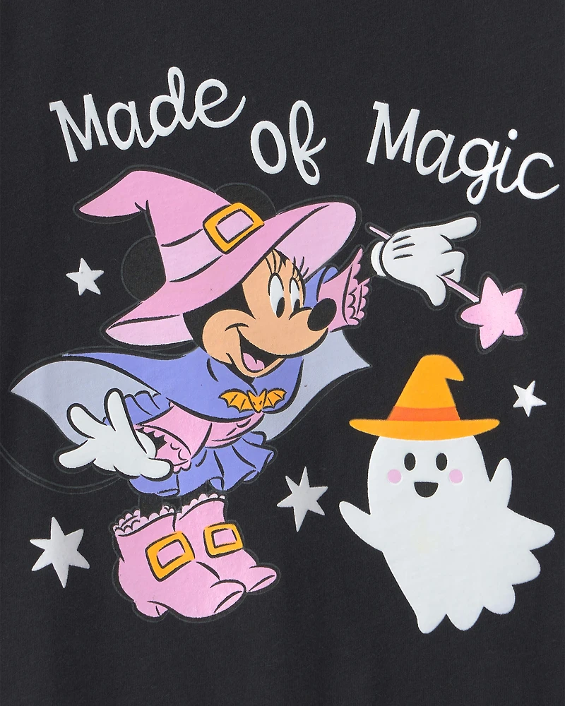 Girls Toddler Girl Disney© Halloween Graphic Tee - Black