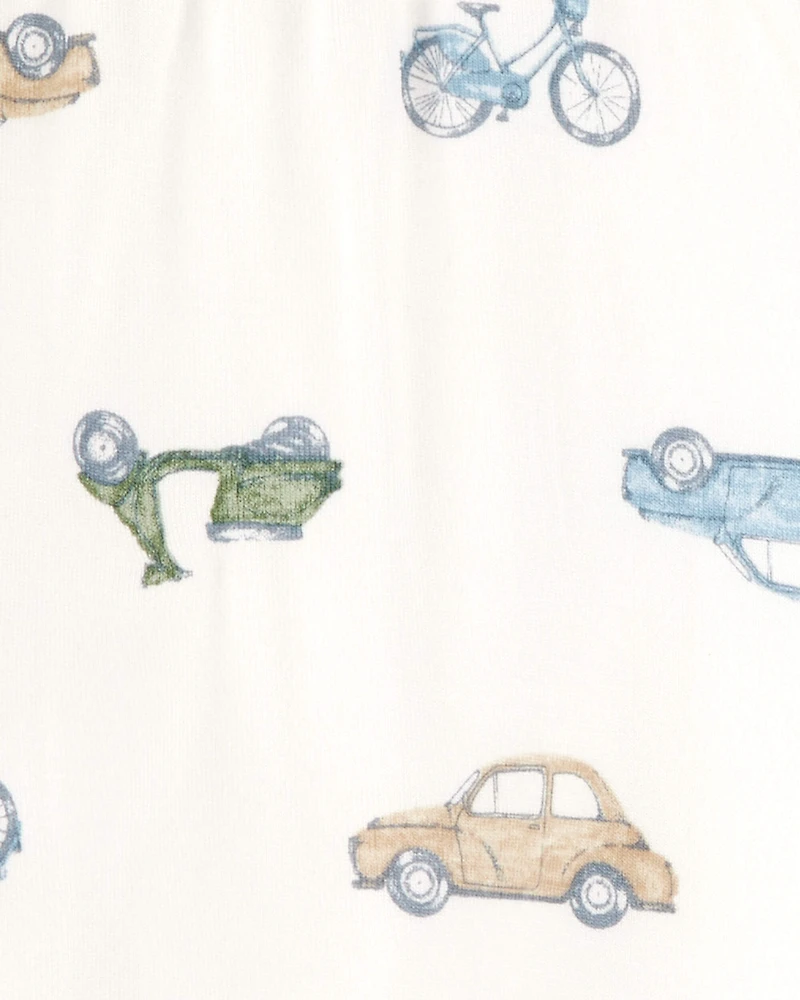 Baby Boy 2-Pack PurelySoft Pull-On Pants - Blue/Ivory