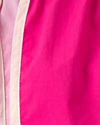 Baby Girl Colourblock Active Shorts - Pink