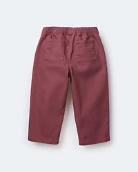 Toddler Barrel Pant - Burgundy