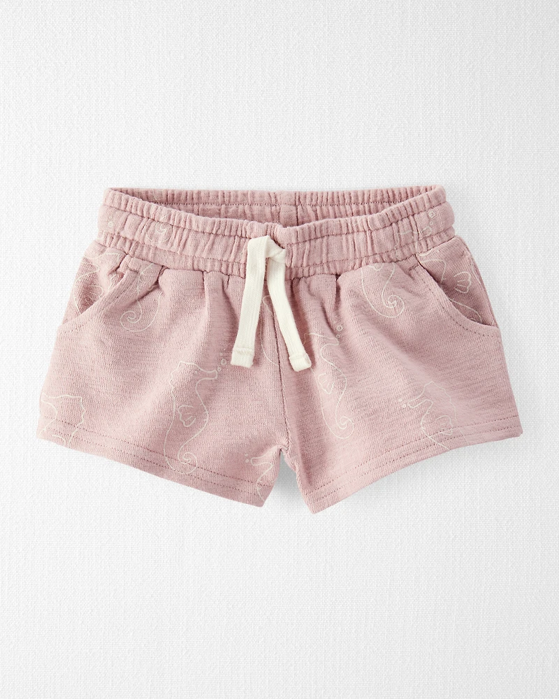 Baby 2-Piece Seahorse-Print Knit Set Made with Organic Cotton