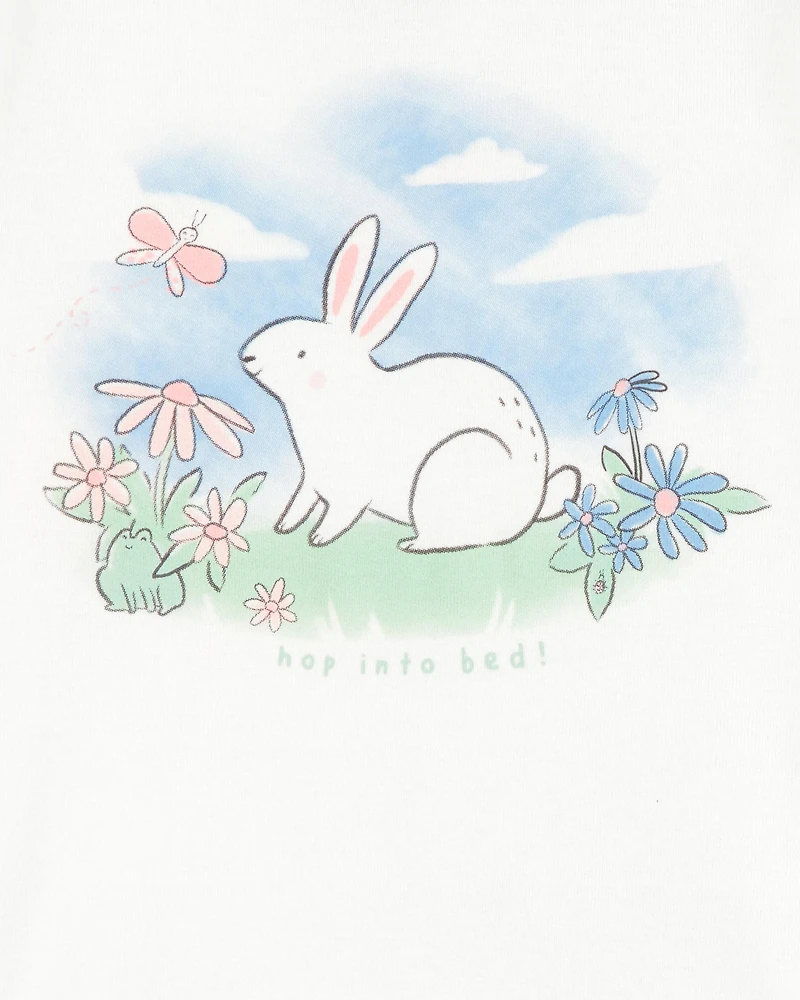 Baby 4-Piece Bunny Cotton Pyjamas