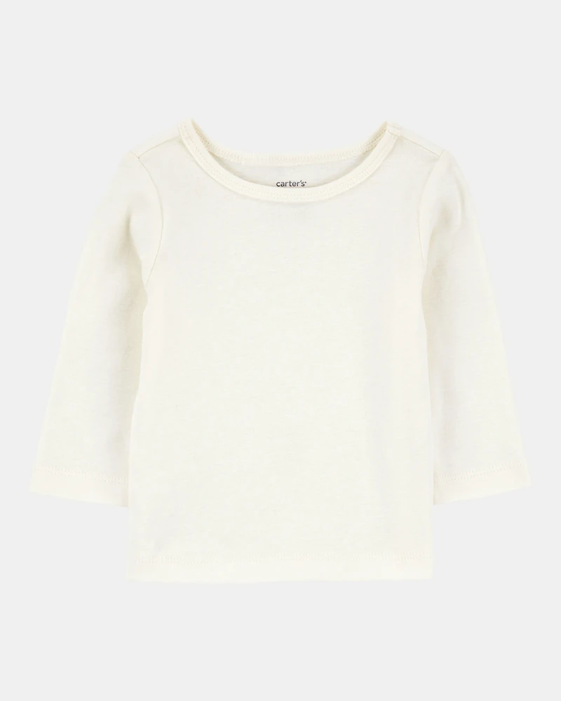 Baby 2-Piece Bird Print Long-Sleeve Tee & Overall Set