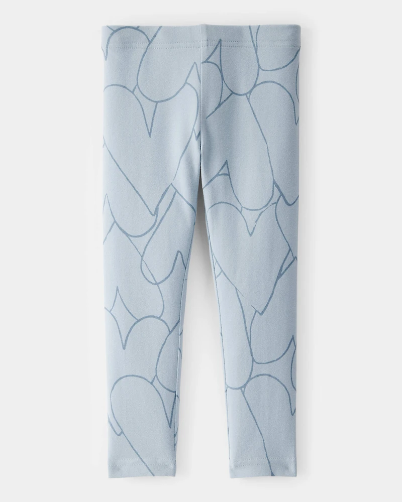 Toddler Girl Heart Leggings