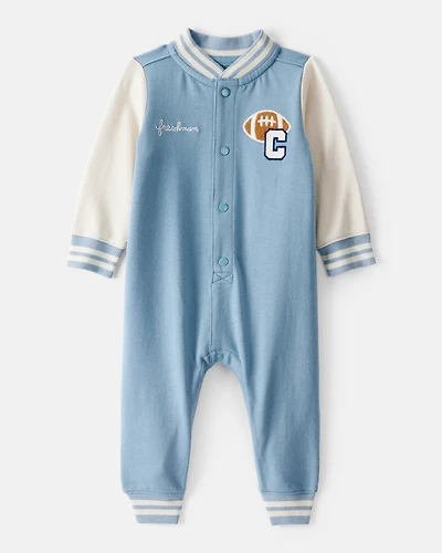 Baby Boy Varsity Jumpsuit