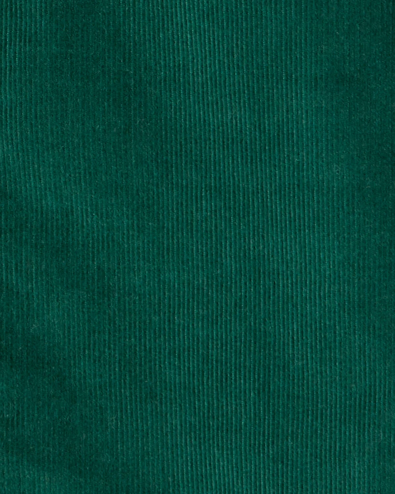 Toddler Boy Corduroy Long-Sleeve Button-Down Shirt - Green