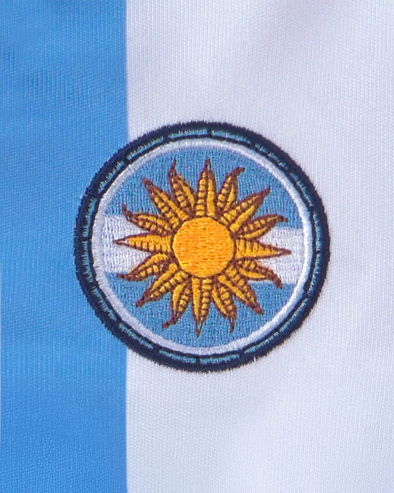 Kids 2-Piece Umbro Argentina Soccer Jersey & Short Set - Light Blue/White