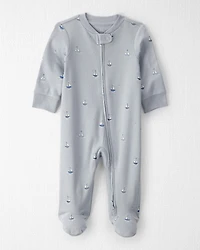 Baby Organic Cotton Sleeper Pyjama Sail Away Print