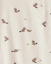Kid Organic Cotton Pyjamas Beavers' Creek Print