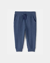 Baby Boy French Terry Joggers - Blue