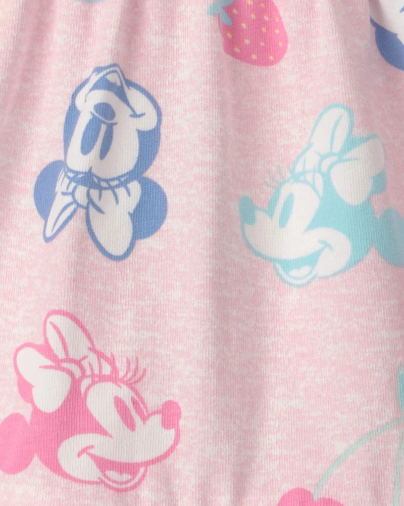 Baby Girl Disney© Minnie Mouse Fruit Dress - Pink