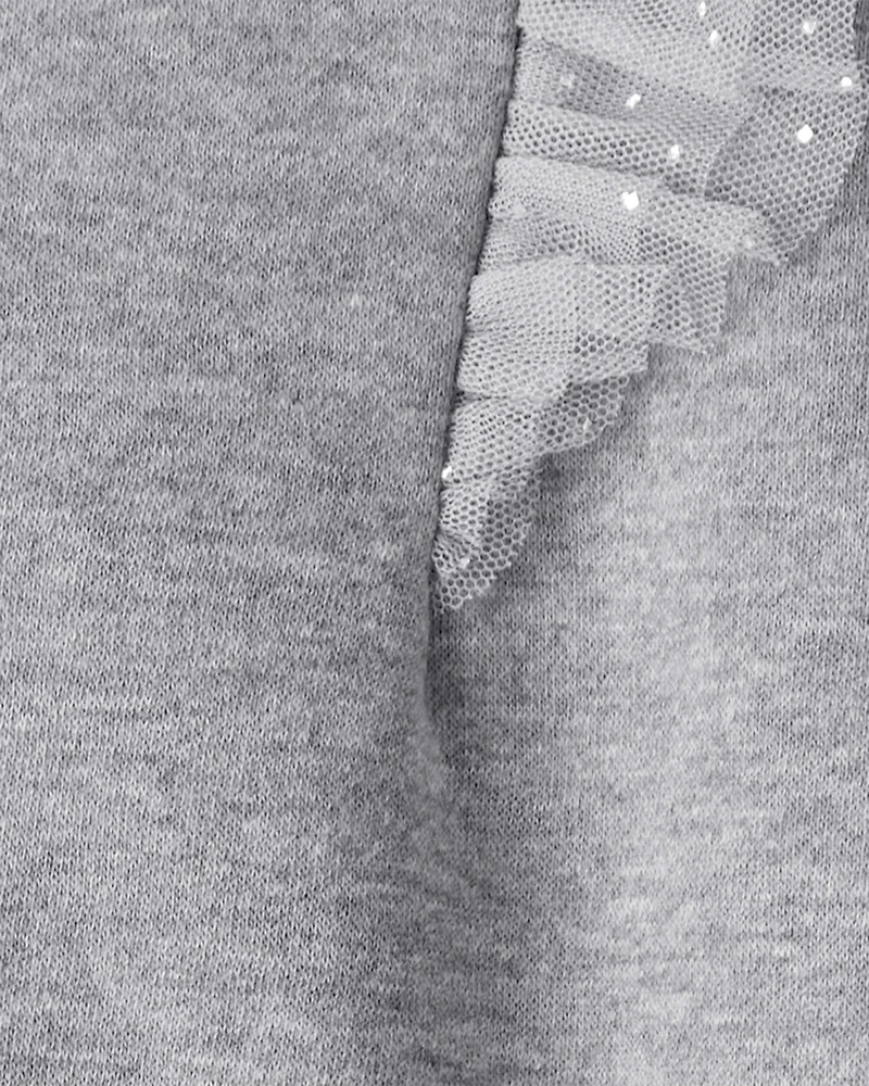 Baby Girl 2-Piece Snowflake Print Long-Sleeve Tee & Pant Set