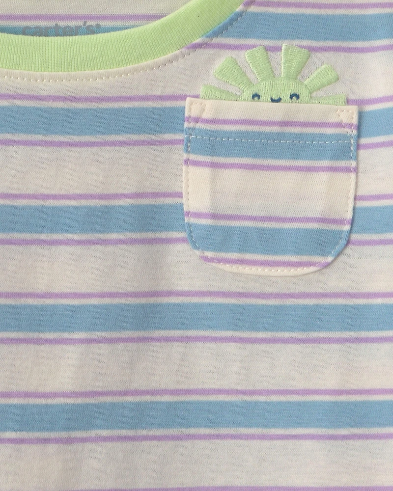Baby Girl Striped Long-Sleeve Top - Multi