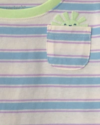 Baby Girl Striped Long-Sleeve Top - Multi