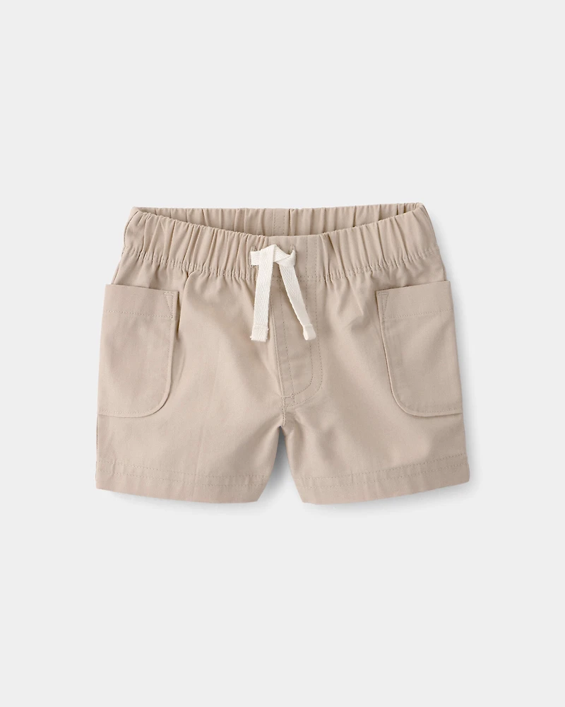 Baby Boy 3-Piece Into The Wild Short-Sleeve Top & Short Set - White/Brown