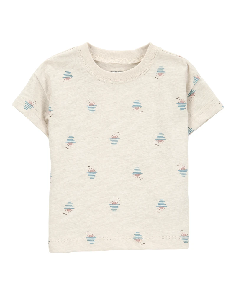 Baby 2-Piece Sunset Tee & Shortall Set