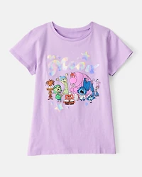 Girls InsideOut Short-Sleeve Graphic Tee - Purple