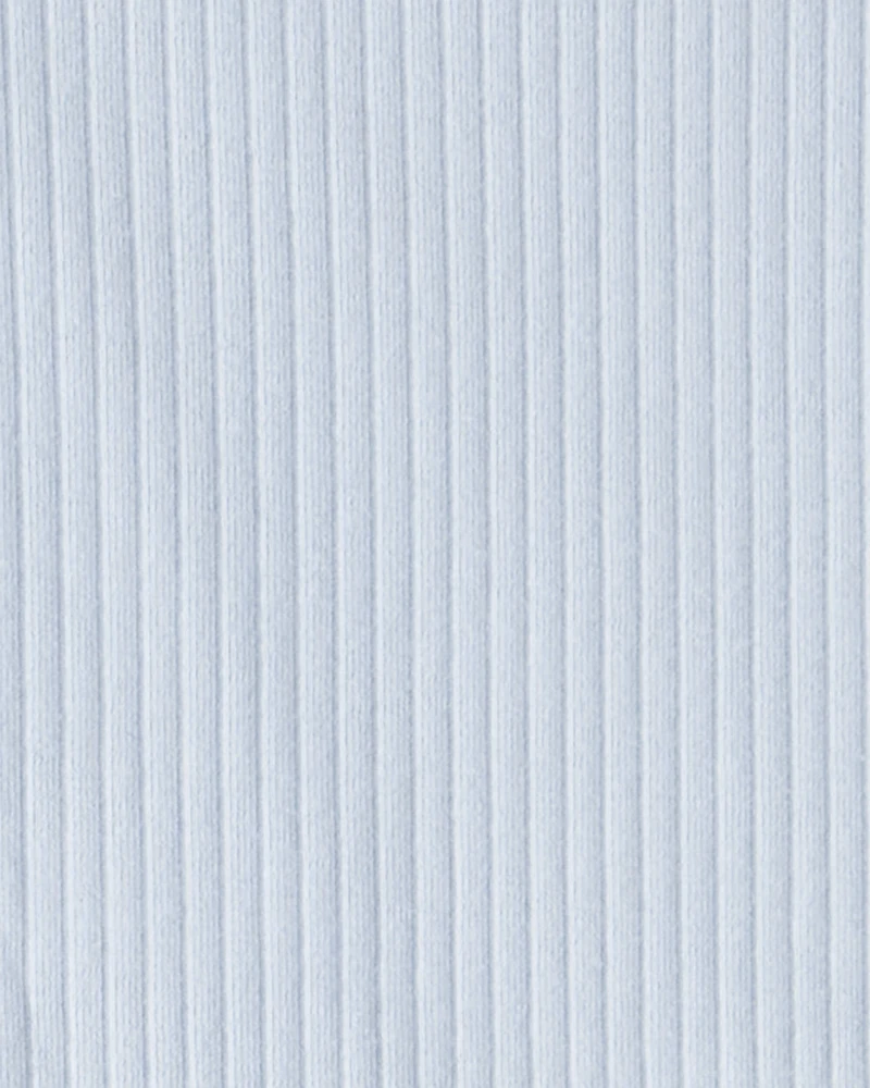 Kid 2-Piece Ribbed Long-Sleeve Tee & Flare Pant Set