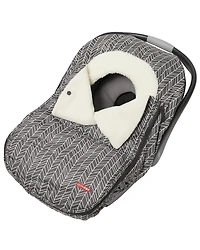 Boys STROLL & GO Car Seat Cover - Grey Feather