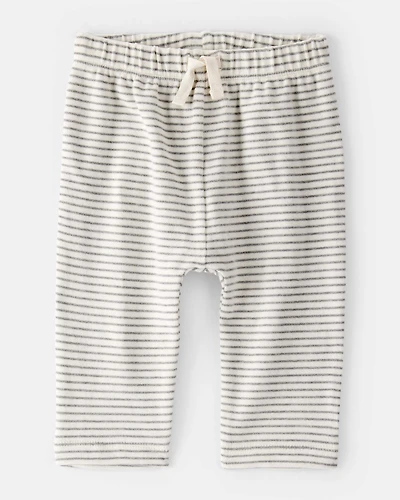Baby Boy Striped Pants - Grey