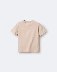 Toddler Short-Sleeve Relaxed Graphic Tee - Tan