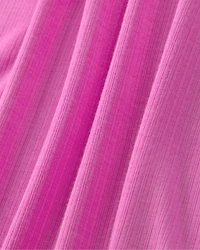 Baby Girl Solid PurelySoft Flutter-Sleeve Top & Short Set - Pink