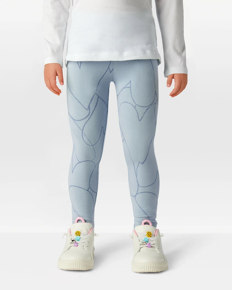 Toddler Girl Heart Leggings