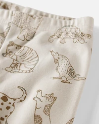 Baby Pet Print Organic Cotton 2-Piece Pyjamas
