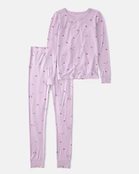 Girls Fairytale PurelySoft 2-Piece Pyjama Set - Purple