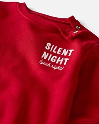 Baby Organic Cotton 'Silent Night' French Terry Bubble