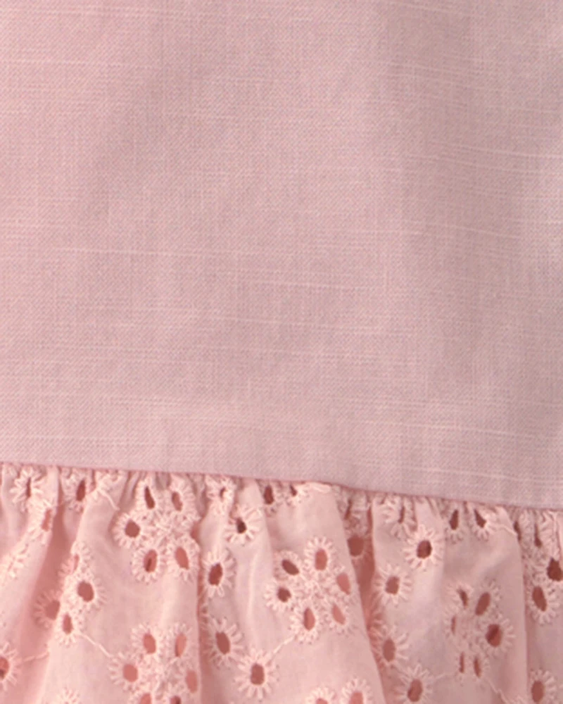 Toddler Girl 2-Piece Top & Skirt Set - Pink