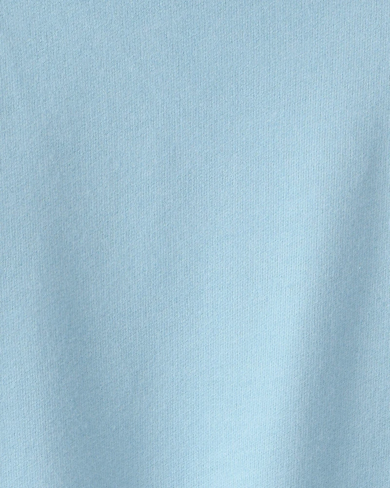 Girls French Terry Hoodie - Blue