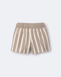 Toddler City Park™ Shorts Stripes - Khaki/Cream