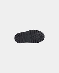 Girls Bow Combat Boots - Black