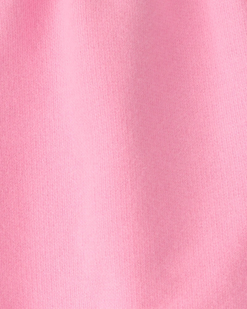 Toddler Girl French Terry Athletic Shorts - Pink