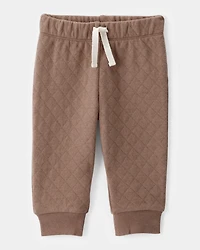 Baby 2-Piece Woodland Print Long-Sleeve Bodysuit & Quilted Pant Set