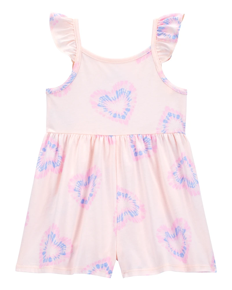 Toddler Heart Print Romper