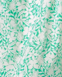 Girls 2-Piece Floral Sleeveless Top & Skort Set - Green/Ivory