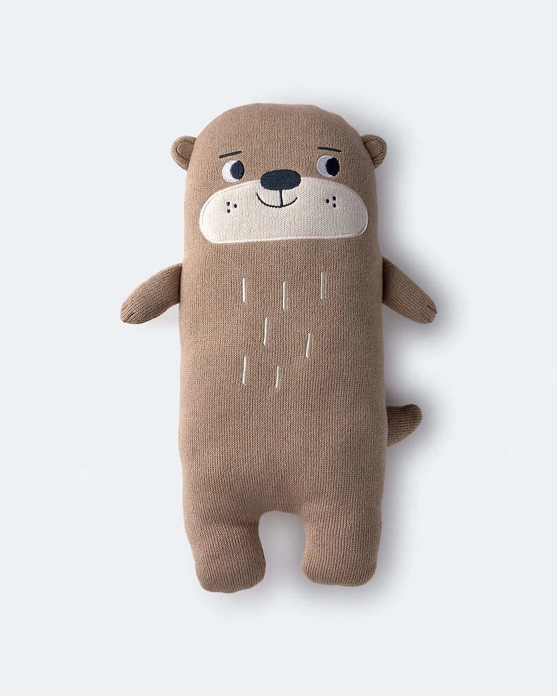 Toddler Otter Plush - Mocha Brown