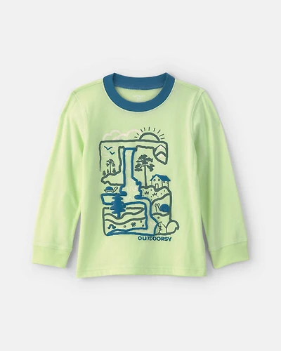 Toddler Boy 'Outdoorsy' Long-Sleeve Graphic Tee - Green