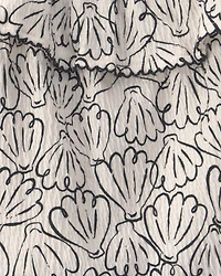 Toddler Girl 2-Piece Floral Ruffle Top & Short Set - Black/Cream