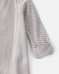 Baby 2-Pack Elephant Night Gown - Ivory/Grey