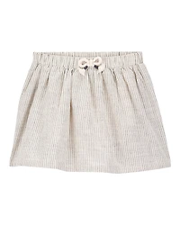 Toddler Striped Pull-On Skort