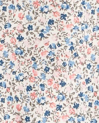 Baby Girl 3-Piece Floral Sleeveless Tee & Pant Set - Blue